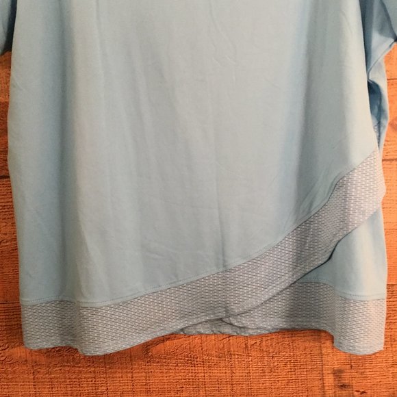 Marika Tek S/S Performance Tee Sz 1X Lt Blue - Picture 4 of 7